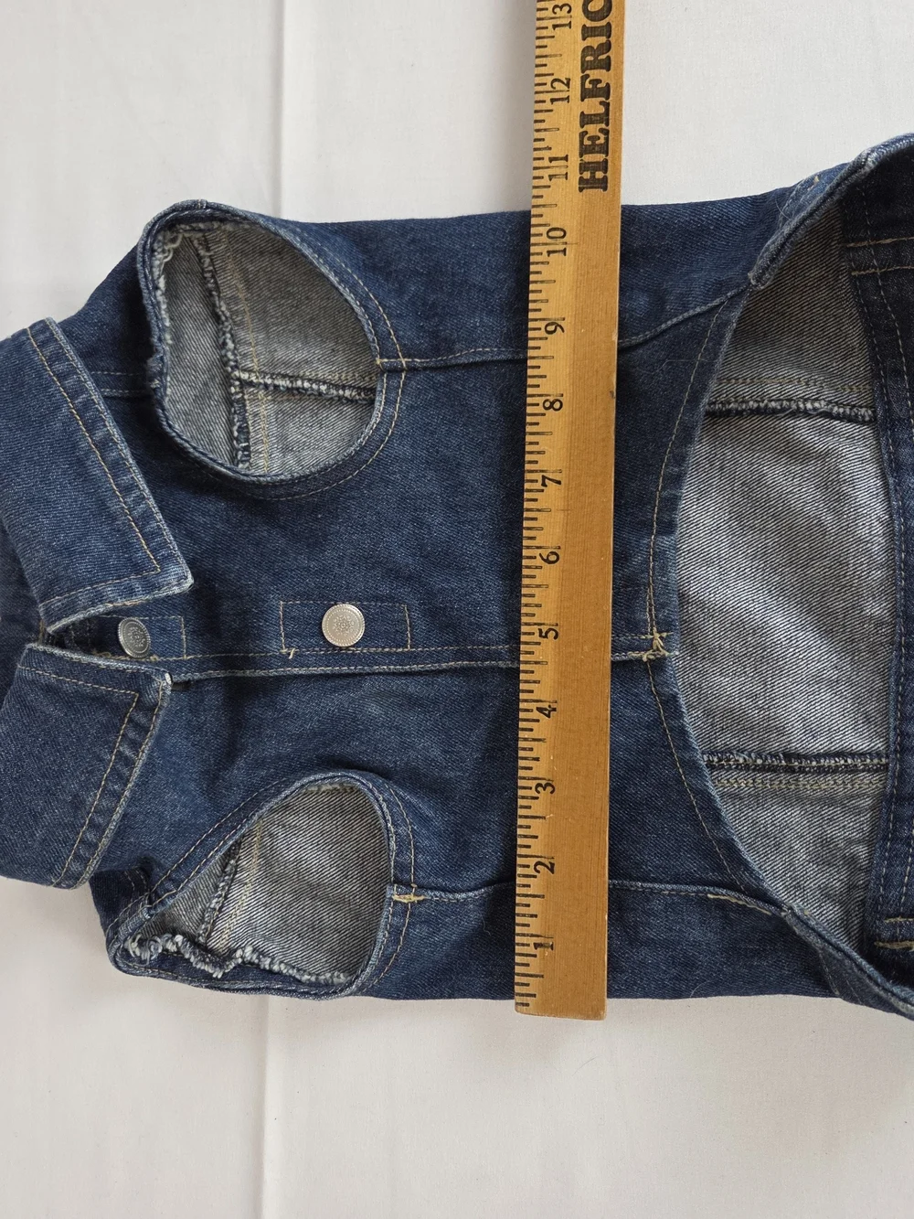 Dog denim Coat By Woolrich refer To Photos For Sizing.